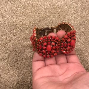 Cute orang/red bracelet